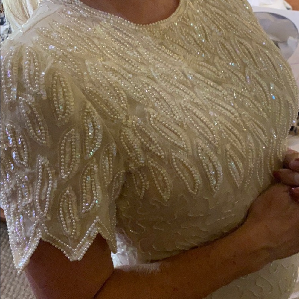 petite vintage beaded dress